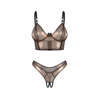 Комплект Obsessive Soranna top &amp; crotchless thong S/M — Переглянути зображення 6
