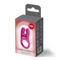 Ерекційне віброкільце з подвійною стимуляцією клітора Fun Factory NŌS CLASSIC Magenta, 2 мотори — Переглянути зображення 8