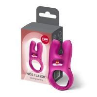 Ерекційне віброкільце з подвійною стимуляцією клітора Fun Factory NŌS CLASSIC Magenta, 2 мотори — Переглянути зображення 7