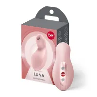 Вакуумний стимулятор з вібрацією Fun Factory Luna Soft Pink, 12 режимів вібрації, 11 рівнів вакууму — Переглянути зображення 6