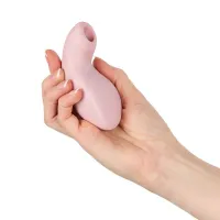 Вакуумний стимулятор з вібрацією Fun Factory Luna Soft Pink, 12 режимів вібрації, 11 рівнів вакууму — Переглянути зображення 5