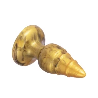 Анальна пробка SilexD Fantasy - Goldy M Plug — Переглянути зображення 2