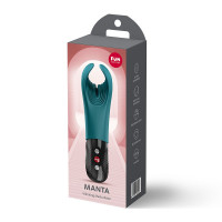 Вибратор для пениса Fun Factory MANTA Bottle Green, подходит для парных игр — Просмотреть изображение 11