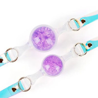 Кляп Liebe Seele Crystal Ball Gag - Purple (Large Ball) — Просмотреть изображение 3