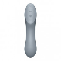 Вакуумний стимулятор з вібрацією Satisfyer Curvy Trinity 3 BlueGrey