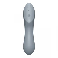 Вакуумний стимулятор з вібрацією Satisfyer Curvy Trinity 3 BlueGrey — Просмотреть изображение 4