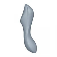 Вакуумний стимулятор з вібрацією Satisfyer Curvy Trinity 3 BlueGrey — Просмотреть изображение 2
