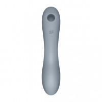 Вакуумний стимулятор з вібрацією Satisfyer Curvy Trinity 3 BlueGrey
