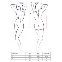 Боди с очень глубоким декольте Passion DARYL BODY L/XL, black — Просмотреть изображение 7