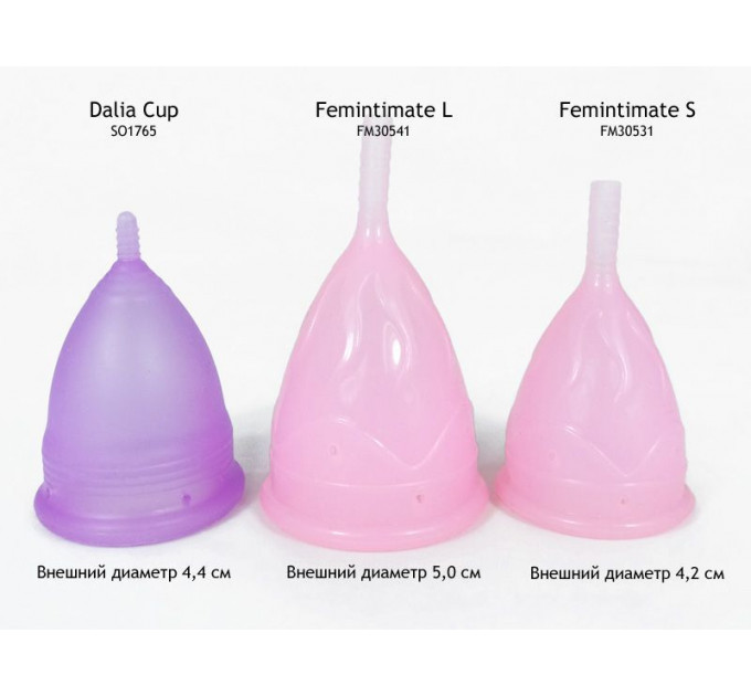 Менструальна чаша Femintimate Eve Cup розмір S, діаметр 3,2см
