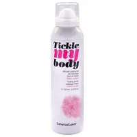 Масажна піна Love To Love TICKLE MY BODY Cotton candy (150 мл) зволожувальна — Переглянути зображення 1
