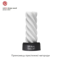 Мастурбатор Tenga 3D Spiral, дуже ніжний, з антибактеріального еластомеру зі сріблом — Переглянути зображення 3