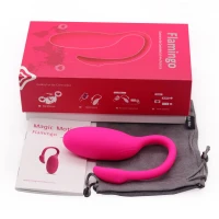 Смарт-віброяйце Magic Motion Flamingo зі стимулятором клітора, 3 види вправ Кегеля — Просмотреть изображение 26