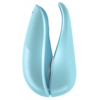 Вакуумний кліторальний стимулятор Womanizer Liberty Blue, магнітна кришка, 2 насадки — Переглянути зображення 4