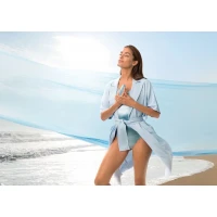Вакуумний кліторальний стимулятор Womanizer Liberty Blue, магнітна кришка, 2 насадки — Переглянути зображення 6