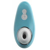 Вакуумний кліторальний стимулятор Womanizer Liberty Blue, магнітна кришка, 2 насадки — Переглянути зображення 2