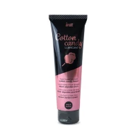 Лубрикант на водній основі Intt Cotton Candy (100 мл) смак солодка вата, густий та ковзний — Переглянути зображення 1