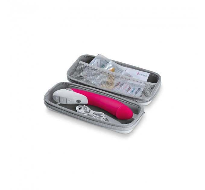 Потужний вібратор Mystim Terrific Truman Pink з двома моторами і вираженою головкою