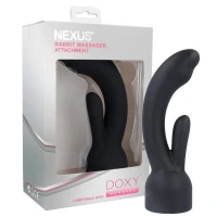 Насадка для вібромасажера Doxy Number 3 - Nexus Rabbit Massager у вигляді вібратора-кролика — Переглянути зображення 1