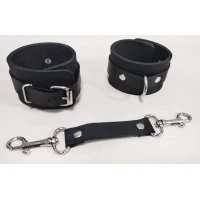 Наручники Feral Feelings - Hand Restraints Black, натуральна шкіра — Просмотреть изображение 4