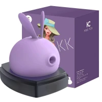Вакуумний стимулятор з вібрацією KISTOY Miss KK Purple — Переглянути зображення 4