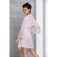 Повітряний пеньюар Passion LOVELIA PEIGNOIR S/M, white — Переглянути зображення 4