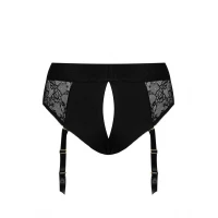 Мереживні труси для страпону з підв'язками для панчох Strap-On-Me DIVA HARNESS - XL — Просмотреть изображение 4
