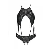 Розпродаж!!! Боді з екошкіри з ремінцями та перфорацією Tamaris Body black L/XL — Passion — Переглянути зображення 3