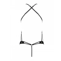 Розпродаж!!! Боді з екошкіри з ремінцями та перфорацією Tamaris Body black L/XL — Passion — Переглянути зображення 4