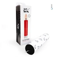 Чорна свічка воскова Art of Sex size M 15 см низькотемпературна — Переглянути зображення 2