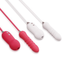 Пульсатор с вакуумным стимулятором KISTOY Cathy White на гибкой сцепке — Просмотреть изображение 8