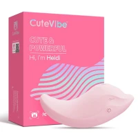 Вібратор та вакуумний стимулятор CuteVibe Heidi Pink — Переглянути зображення 4