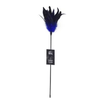 Лоскітка з пером півня Art of Sex – Feather Paddle, синя — Переглянути зображення 2