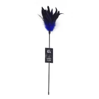 Лоскітка з пером півня Art of Sex – Feather Paddle, синя — Переглянути зображення 3