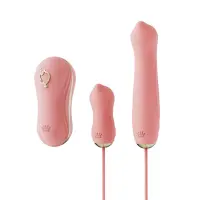 Набір 3в1 Zalo – UNICORN Set Pink, віброяйце, пульсатор, вакуумний стимулятор — Переглянути зображення 1