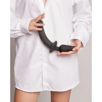 Анальна пробка з дилдо 2в1 Strap-On-Me SWITCH PLUG-IN DILDO Black XXL, діаметр 5,2/3,9 см — Переглянути зображення 9