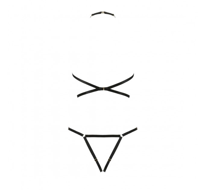 Жіноче боді-портупея Passion Exclusive Ivena XXL/XXXL, black