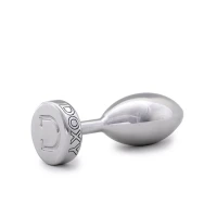 Металева анальна пробка DOXY Butt Plug SMOOTH, гладенька, діаметр 3,3 см — Просмотреть изображение 2