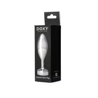 Металева анальна пробка DOXY Butt Plug SMOOTH, гладенька, діаметр 3,3 см — Просмотреть изображение 5