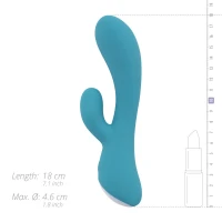 Вібратор-кролик Cala Azul – Martina Rabbit Vibrator, ергономічна форма, 10 режимів — Переглянути зображення 7