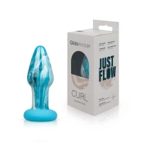 Скляна анальна пробка Gildo Ocean Curl, макс. діаметр 4 см — Просмотреть изображение 8