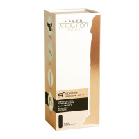 Фалоімітатор Naked Addiction — 9″ Silicone Dual Density Bendable Dildo Vanilla, віброкуля в подаруно — Просмотреть изображение 8