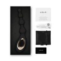 Анальне намисто з вібрацією LELO Soraya Beads Black, різний діаметр намистин, 8 режимів — Просмотреть изображение 5