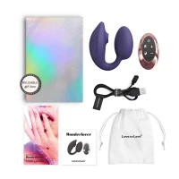 Віброяйце з вакуумною кліторальною стимуляцією Love To Love Wonderlover MIDNIGHT INDIGO — Просмотреть изображение 6