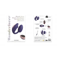 Віброяйце з вакуумною кліторальною стимуляцією Love To Love Wonderlover MIDNIGHT INDIGO — Просмотреть изображение 7