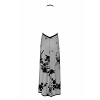 Сукня Noir Handmade F312 Divinity, XXL, black, прозора, до підлоги, відкрита спина, розріз збоку — Переглянути зображення 5