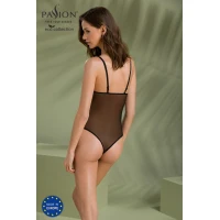 Боді Passion KERRIA BODY black, L/XL, з високими вирізами та верхом балконет — Переглянути зображення 7