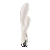 Вібратор-кролик з ротацією Satisfyer Spinning Rabbit 1 Beige, 3 мотори — Переглянути зображення 5