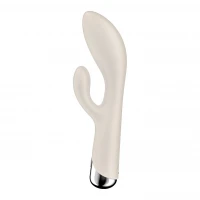 Вібратор-кролик з ротацією Satisfyer Spinning Rabbit 1 Beige, 3 мотори — Переглянути зображення 3
