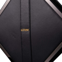 Сумка для секс-іграшок LOCKINK Mysterious Square Kink Bag, чорна, набір для бондажу в комплекті